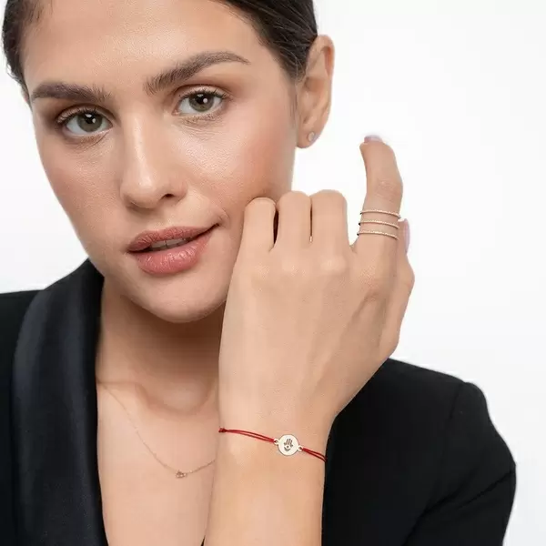 Leaf Jewelry Ring Triple mit Diamanten, 18K Weißgold Rabatt