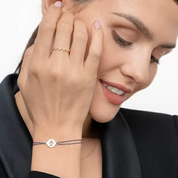 Leaf Jewelry Ring Flash mit Diamanten, 18 K Gelbgold Letzte 3 Tage