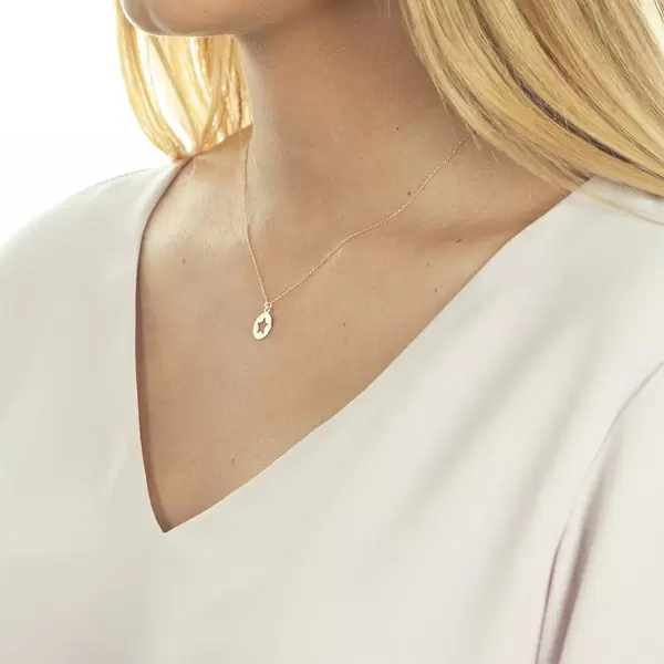 Leaf Jewelry Halskette Star, 14K Rosegold Bis zu 50% Rabatt