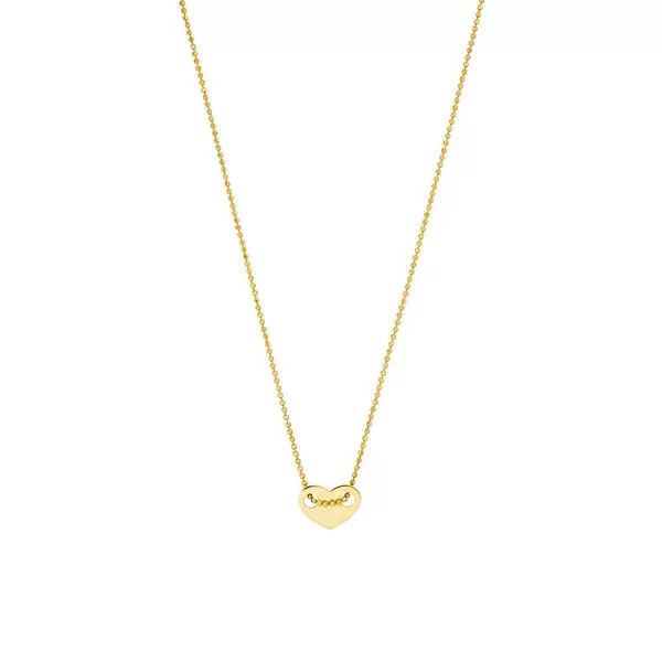 Leaf Jewelry Halskette Heart, 14 K Gelbgold Vierteljährliche Förderung