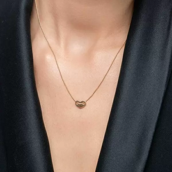 Leaf Jewelry Halskette Heart, 14 K Gelbgold Vierteljährliche Förderung