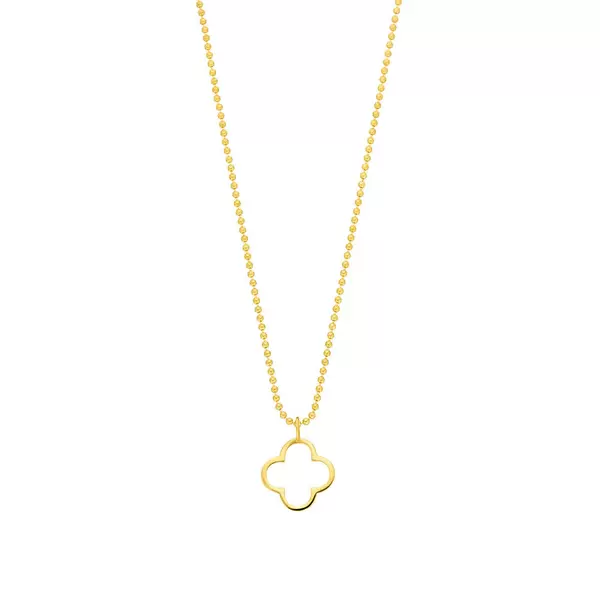 Leaf Jewelry Halskette GENTLE CLOVER, 14 K Gelbgold 50% Rabatt für begrenzte Zeit