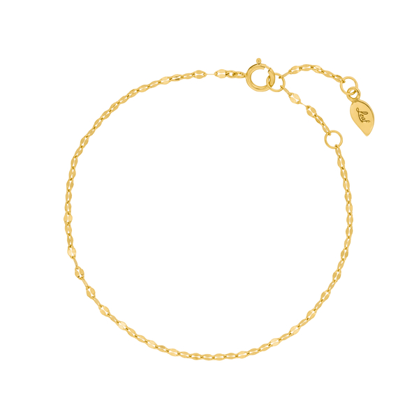 Leaf Jewelry Armkette Shiny Twist, 14K Gelbgold Angebote