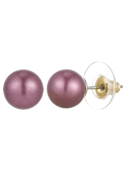 Leslii Ohrringe rotePerlen-Ohrringe Ohrstecker Modeschmuck Rot Nur noch ein Tag übrig