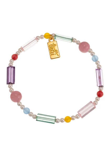 Leslii Armband Material Mix Bunt Black Friday