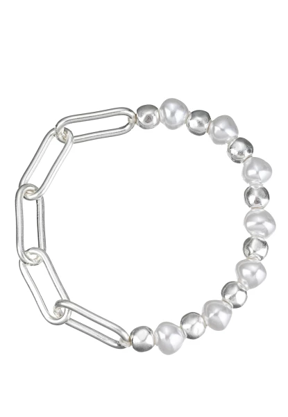 Leslii Armband Gliederperlen | Silber Bestseller