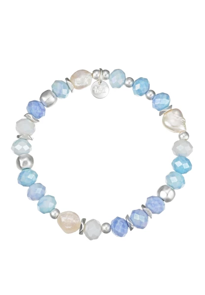 Leslii Armband Kristallperlen | Blau Saisonale Angebote