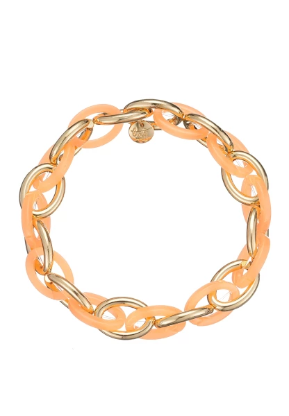 Leslii Stretch Glieder Armband Orange Nur noch ein Tag übrig
