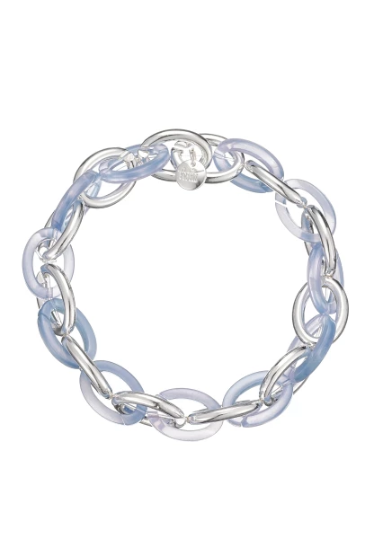 Leslii Stretch Glieder Armband Blau Super Rabatt