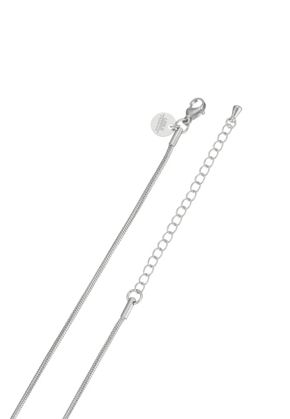 Leslii Lange Kette Ringe Edelstahl Silber Vatertagsangebot
