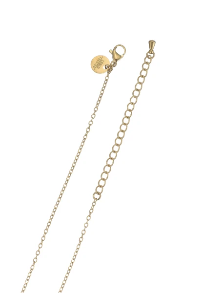 Leslii Lange Kette Blatt Edelstahl Gold Jubiläumsangebot