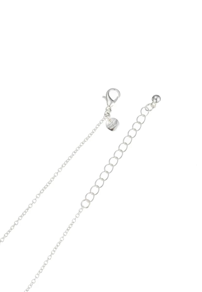 Leslii Kurze Kette Glasstein Anhänger Silber Zeitlich begrenztes Angebot