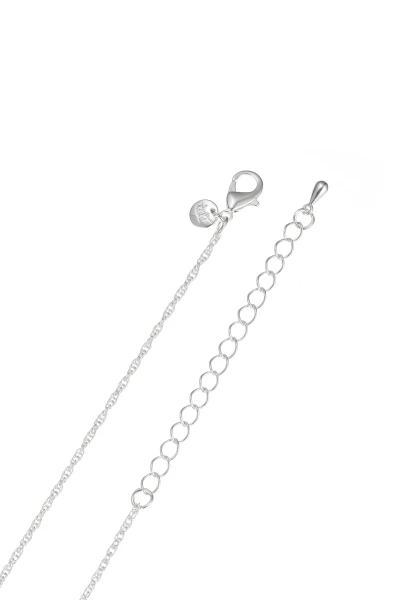 Leslii Lange Halskette Perlen Oval in Silber Exklusive Angebote