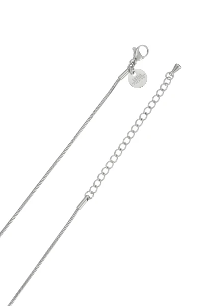 Leslii Lange Kette Ringe Edelstahl Silber Tägliche Deals