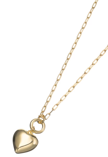 Leslii lange Halskette mit goldfarbenem Herz-Anhänger Wochenangebot