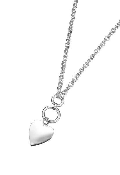 Leslii lange Halskette Heart Herz Silber Letzter Tag