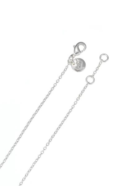 Leslii kurze Kette Recycled Kristall versilbert Bis zu 50% Rabatt