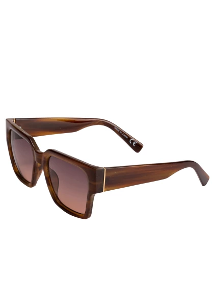 Leslii Sonnenbrille Retro Look Damen Sunglasses Designerbrille in Braun Riesige Rabatte