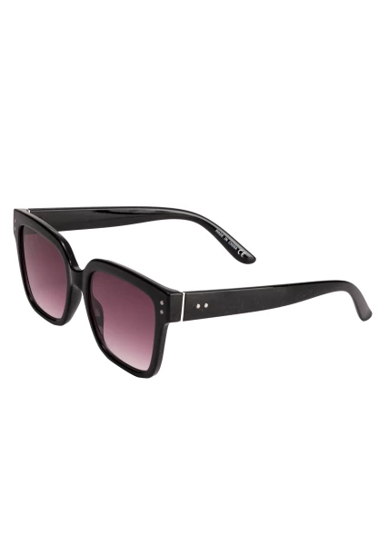 Leslii Sonnenbrille Big Retro Damen Sunglasses Designerbrille in Schwarz 50% Rabatt mit kostenlosem Versand