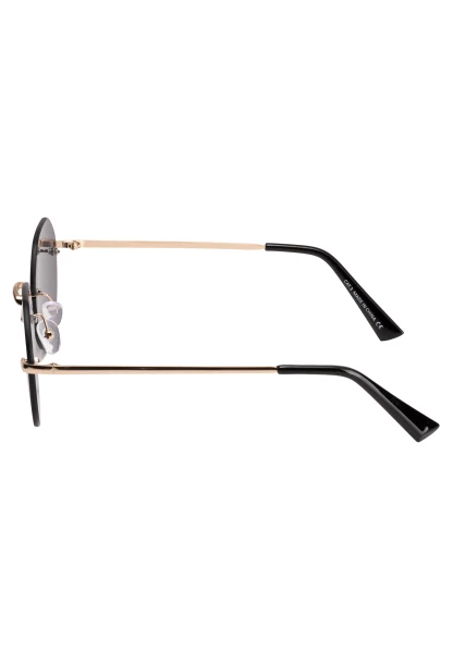 Leslii Sonnenbrille rahmenlose Damen Sunglasses Designerbrille rhimless in Gold Clearance-Verkauf