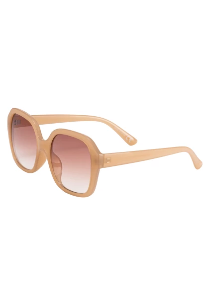 Leslii Sonnenbrille Retro Look Damen Sunglasses Designerbrille in Beige Black Friday Preise