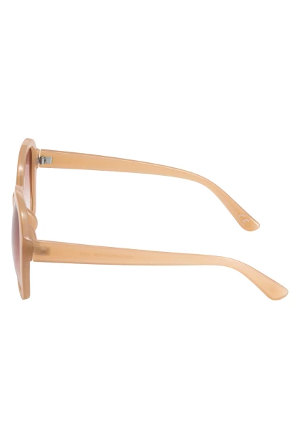 Leslii Sonnenbrille Retro Look Damen Sunglasses Designerbrille in Beige Black Friday Preise