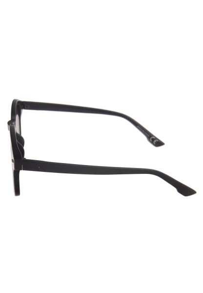 Leslii Sonnenbrille Damen Trend schwarze Sonnenbrille Designerbrille Sunglasses Kunststoff Schwarz Schlussverkauf