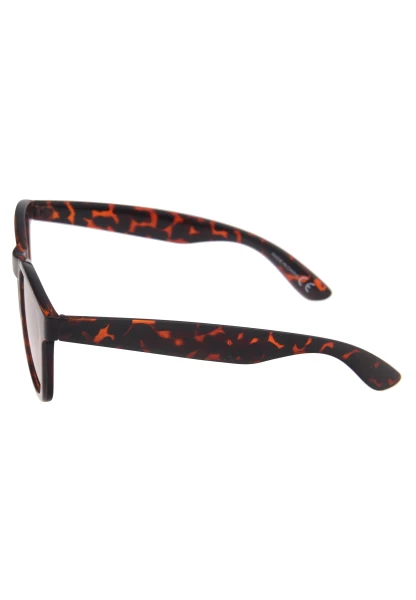 Leslii Sonnenbrille Damen Smart braune Hornlook-Brille Designerbrille Sunglasses Kunststoff Braun Fabrikverkauf