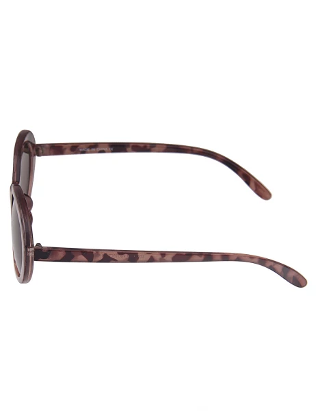 Leslii Sonnenbrille Retro Horn-Look Damen Sunglasses Designerbrille in Braun Flash Sale
