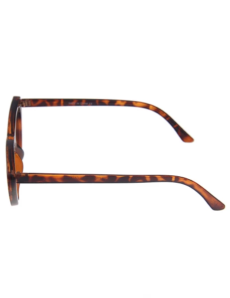 Leslii Sonnenbrille Butterfly Horn-Look Retro Damen Sunglasses Designerbrille in Braun Online Shopping