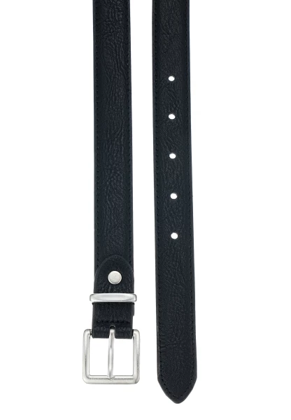 Leslii schmaler Gürtel Leder/PU | Schwarz Vatertagsangebot
