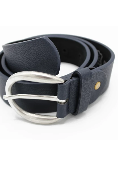Leslii Damen-Gürtel Basic Silber Blau Jubiläumsangebot