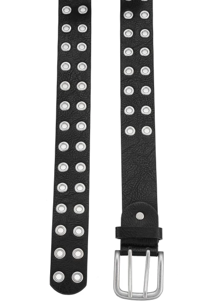 Leslii Gürtel Ösen zweireihig schwarz Blitzangebot