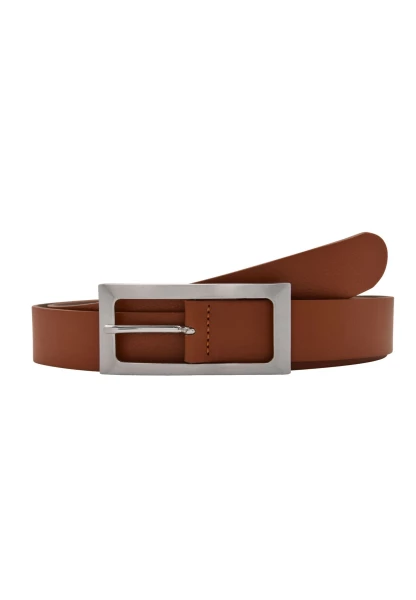 Leslii Premium Gürtel echter Leder-Gürtel brauner Gürtel Breite 3cm Kalbs-Nappaleder Narbung Cognac Angebote