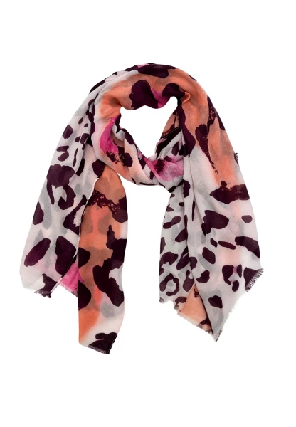 Leslii Schal Leo Look in Pink Orange Cyber Monday