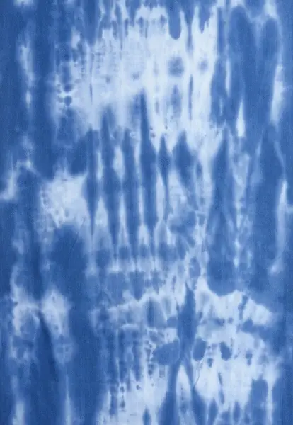 Leslii Schal Fransen Batik Blau Kauf eins, bekomm eins gratis