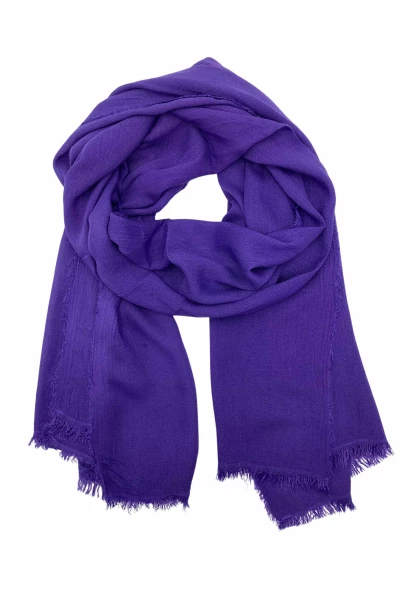 Leslii Schal Uni Viskose Bambus Natur-Schal lila Schal einfarbig nachhaltig Bamboo Lavendel Sonderangebot der Fabrik
