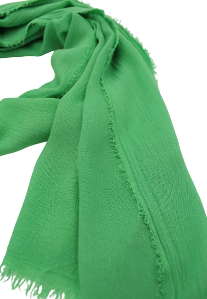 Leslii Schal Uni Viskose Bambus Natur-Schal grüner Schal einfarbig nachhaltig Bamboo Smaragd Black Friday Preise