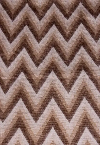 -50% SALE Leslii Schal Zickzack-Muster gemusterter Fransen-Schal Muster-Schal in Braun Beige Online