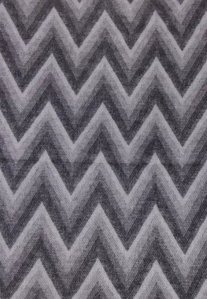 -50% SALE Leslii Schal Zickzack-Muster gemusterter Fransen-Schal Muster-Schal in Schwarz Grau Auslauf