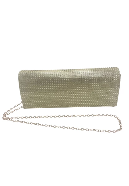 Leslii Clutch Handtasche Glitzer Steinchen in Gold Zeitlich begrenztes Angebot