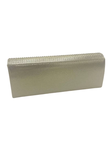 Leslii Clutch Handtasche Glitzer Steinchen in Gold Zeitlich begrenztes Angebot