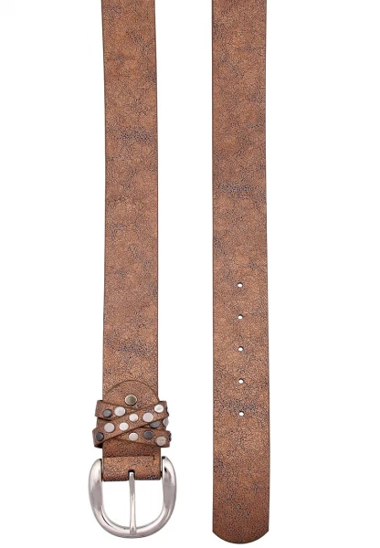 -50% SALE Leslii Damen-Gürtel Single Rivet Polyurethan Breite 3,8cm 500510614 Letzte 2 Tage
