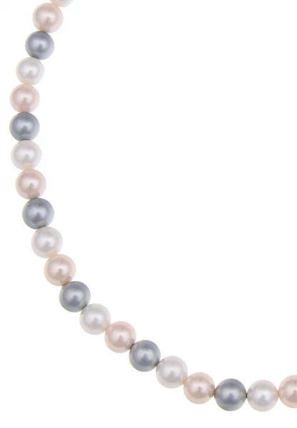 -50% SALE Leslii Damen-Kette Perlen-Collier kurze Halskette Perlen Classic in Multi Sonderangebot der Fabrik