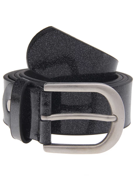 -50% SALE Leslii Gürtel Glitzer Schimmer Schwarz | Damen-Gürtel Mode-Accessoire | Breite 3,2cm Nur noch ein Tag übrig