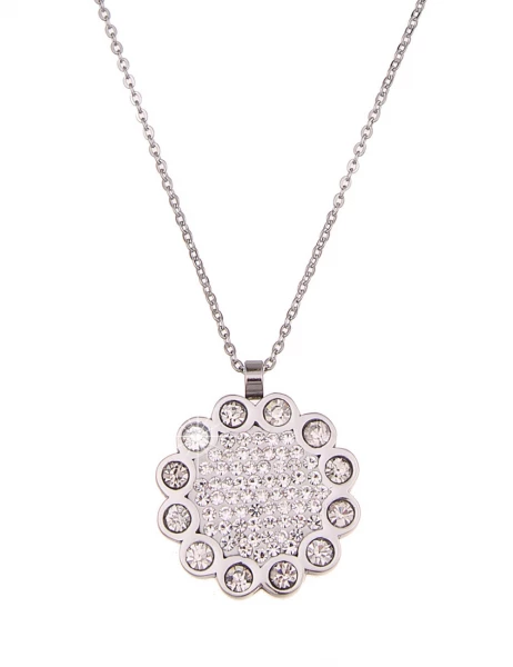 -50% SALE Leslii Premium Quality Damen-Kette Lange Halskette Glitzer Look aus Edelstahl Muttertagsangebot