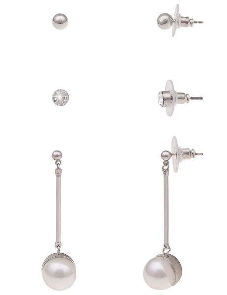 Leslii Ohrring - 01/silber Tägliche Deals