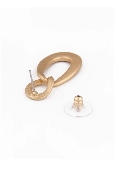 Leslii Damen-Ohrringe mit ovalem Anhänger und Steinchen Modeschmuck-Ohrringe Braun Blau Gold Im Verkauf