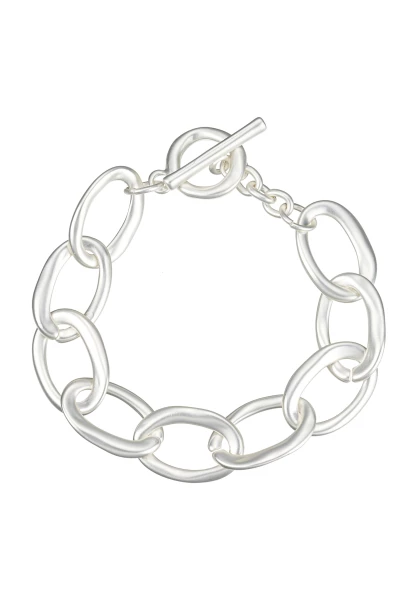 Leslii Armband Statement Glieder Silber Heißer Verkauf