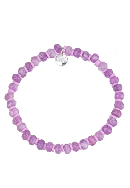 Leslii Armband Glasperlen in Lila Blitzangebot